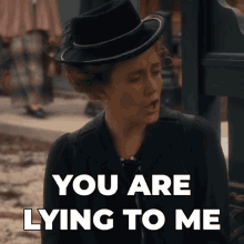 You Are Lying To Me Louise Cherry GIF - You Are Lying To Me Louise Cherry Murdoch Mysteries GIFs