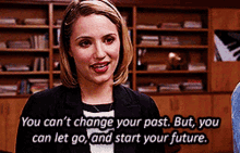 Glee Quinn Fabray GIF - Glee Quinn Fabray You Can Change Your Past GIFs