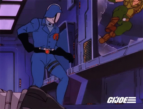Kick Cobra Commander GIF - Kick Cobra Commander Lady Jaye - Descubre & Comparte GIFs