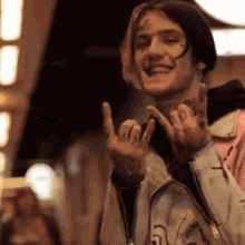 Lil Peep Funny Face GIF - Lil Peep Funny Face Smile GIFs