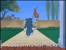 Jocelyn Is Not Here Tom And Jerry GIF - Jocelyn Is Not Here Tom And Jerry Leaving GIFs