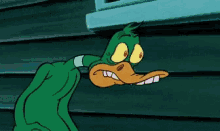 Ren And Stimpy Duck Sweating GIF - Ren And Stimpy Duck Sweating Tongue Out GIFs