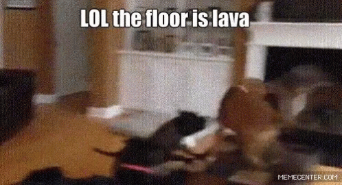 The Floor Is Lava GIF - The Floor Is Lava GIFs
