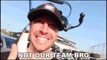 Not Our Team Bro Tj Hunt GIF - Not Our Team Bro Tj Hunt Quitting You Tube To Work For Adam Lz GIFs