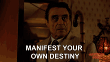 Manifest Your Own Destiny Mr Wednesday GIF - Manifest Your Own Destiny Mr Wednesday American Gods GIFs