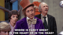 Where Is Fancy Bred In The Heart Or In The Head Willy Wonka And The Chocolate Factory GIF - Where Is Fancy Bred In The Heart Or In The Head Willy Wonka And The Chocolate Factory Where Is Love Born GIFs