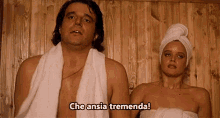 Ansia Che Ansia Tremenda Che Stress Christian De Sica Sauna Vacanze Di Natale GIF - Stress Anxiety Terrible GIFs