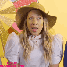 Blowing Good Housekeeping GIF - Blowing Good Housekeeping Colbie Caillat GIFs