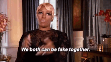 nene leaks we both can be fake together bye fake rhoa