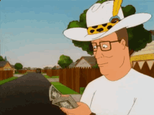 Counting Money - King Of The Hill GIF - Pimp Pimpin Hank Hill GIFs