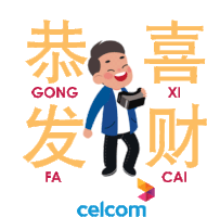 Celcom Celcom Cny2020 Sticker - Celcom Celcom Cny2020 Cny2020 Stickers