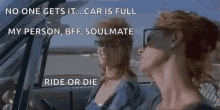 Thelma And Louise Driving GIF - Thelma And Louise Driving Besties GIFs