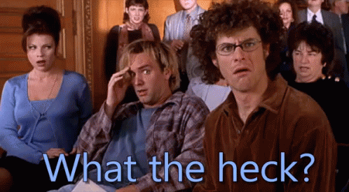 What The Heck? GIF - What The Heck Matt Stone Trey Parker GIFs