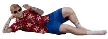 relaxed vacation hello there hawaiian laying down relaxed vacation hello there hawaiian laying down