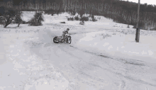 snow bike ice drift zuzel