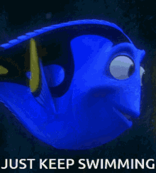 Just Keep Swimming Finding Nemo GIF - Just Keep Swimming Finding Nemo Dory GIFs