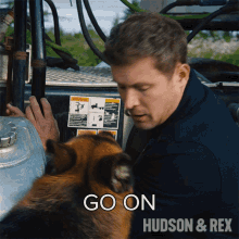 Go On Rex GIF - Go On Rex Charlie Hudson GIFs