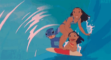 Surfing Lilo And Stitch GIF - Surfing Lilo And Stitch Summer GIFs