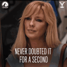 Never Doubted It For A Second Beth Dutton GIF - Never Doubted It For A Second Beth Dutton Kelly Reilly GIFs