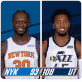 New York Knicks (93) Vs. Utah Jazz (108) Post Game GIF - Nba Basketball Nba 2021 GIFs