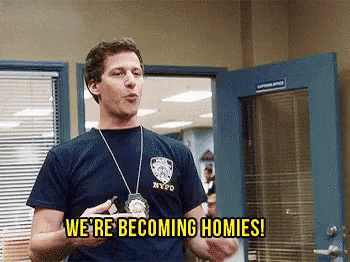 The perfect Becoming Homies Friends Animated GIF for your conversation. 