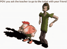 Shaggy And Carl Toilet GIF - Shaggy And Carl Toilet Pov GIFs
