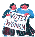 Voting Rights Votes For Women Sticker - Voting Rights Votes For Women Women Stickers