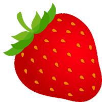 Strawberry Food Sticker - Strawberry Food Joypixels Stickers