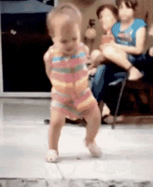 baby dancing moves feeling it happy dance