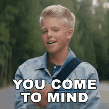 You Come To Mind Carson Lueders GIF - You Come To Mind Carson Lueders Remember Summertime GIFs