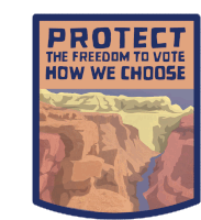 Protect The Freedom To Vote How We Choose Voted Sticker - Protect The Freedom To Vote How We Choose Freedom Protect The Freedom Stickers