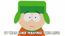 it was like have the life sucked out of you kyle broflovski south park s16e6 i should never have gone ziplining