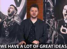 We Have A Lot Of Great Ideas Ryan Bailey GIF - We Have A Lot Of Great Ideas Ryan Bailey Aggro GIFs