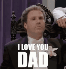 Will Ferrell I Love You Dad GIF - Will Ferrell I Love You Dad Old School GIFs