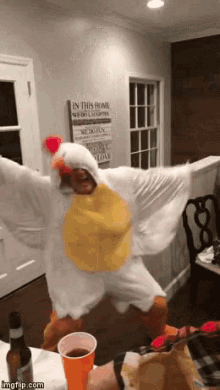 Cathy Chicken GIF - Cathy Chicken Suit GIFs