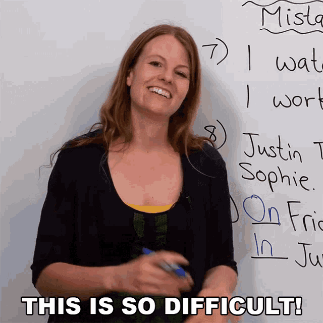 This Is So Difficult Emma GIF - This Is So Difficult Emma Engvid ...