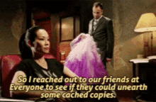 Reached Out Unearth GIF - Reached Out Unearth Joan Watson GIFs