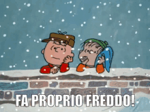 Charlie Brown Freddo Freddissimo Che Freddo Congelando Gelare Gelo Neve Inverno Nevica GIF - Peanuts Snowing Its So Cold GIFs