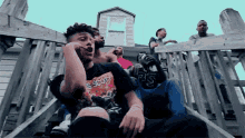 dab music singing sitting on the stairs squad dab music singing sitting on the stairs squad