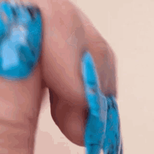 Manicure Blue Nails GIF - Manicure Blue Nails Nail Art GIFs