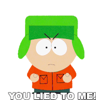You Lied To Me Kyle Broflovski Sticker - You Lied To Me Kyle Broflovski South Park Stickers