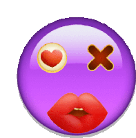 Big Lips Emoji Sticker - Big Lips Emoji Kiss Stickers