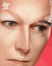 Applying Makeup Eyebrow Brush GIF - Applying Makeup Eyebrow Brush Makeup GIFs