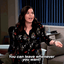 Superstore Amy Sosa GIF - Superstore Amy Sosa You Can Leave Whenever You Want GIFs