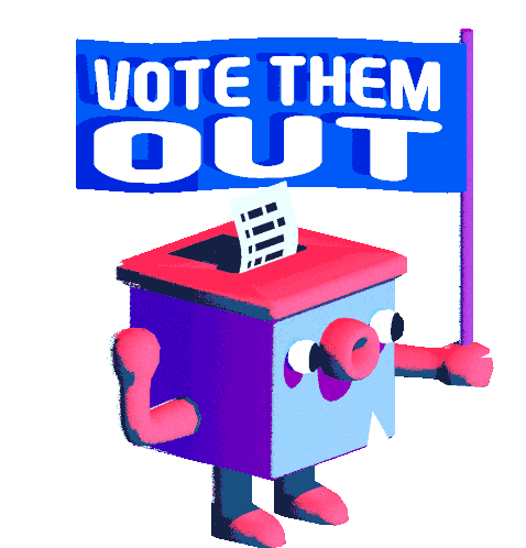 Vote Them Out Vote Him Out Sticker - Vote Them Out Vote Him Out Vote Stickers
