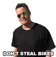 Dont Steal Bikes Stealing Is Bad Sticker - Dont Steal Bikes Stealing Is Bad Dont Steal Stickers