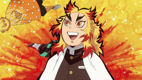Demon Slayer Rengoku GIF - Demon Slayer Rengoku Laughing - Discover &amp; Share  GIFs