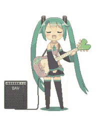 guitar hatsune