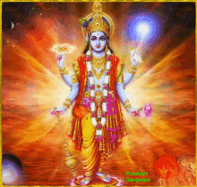 Lord Vishnu Prashant Gangwani GIF - Lord Vishnu Prashant Gangwani Krishna GIFs