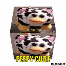 peepy cube peepy item label